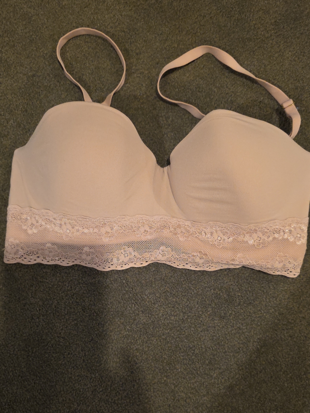 Natori Strapless Lace-Trim Bra - Light Pink